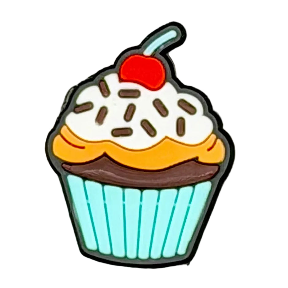 Cupcake Shoe Charm