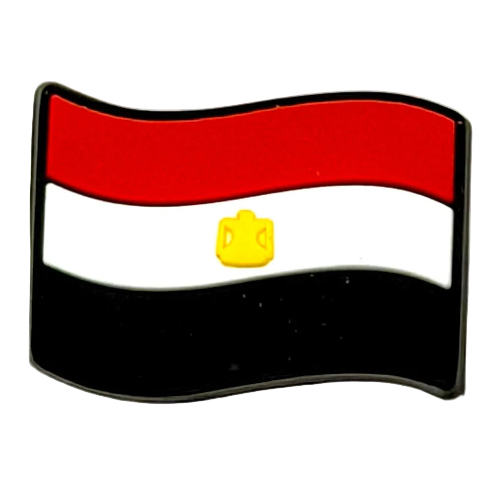 Egypt Flag Shoe Charm