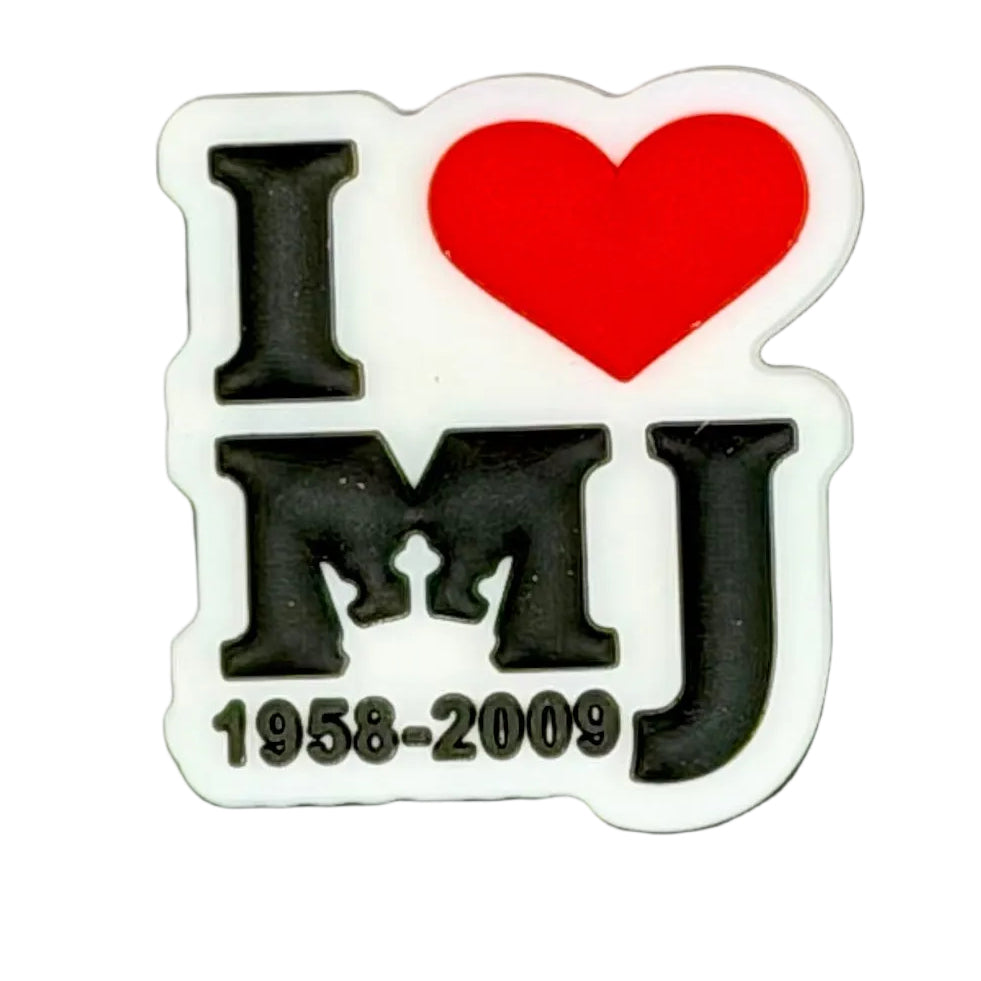 Michael Jackson -  ‘I love MJ’ Shoe Charm