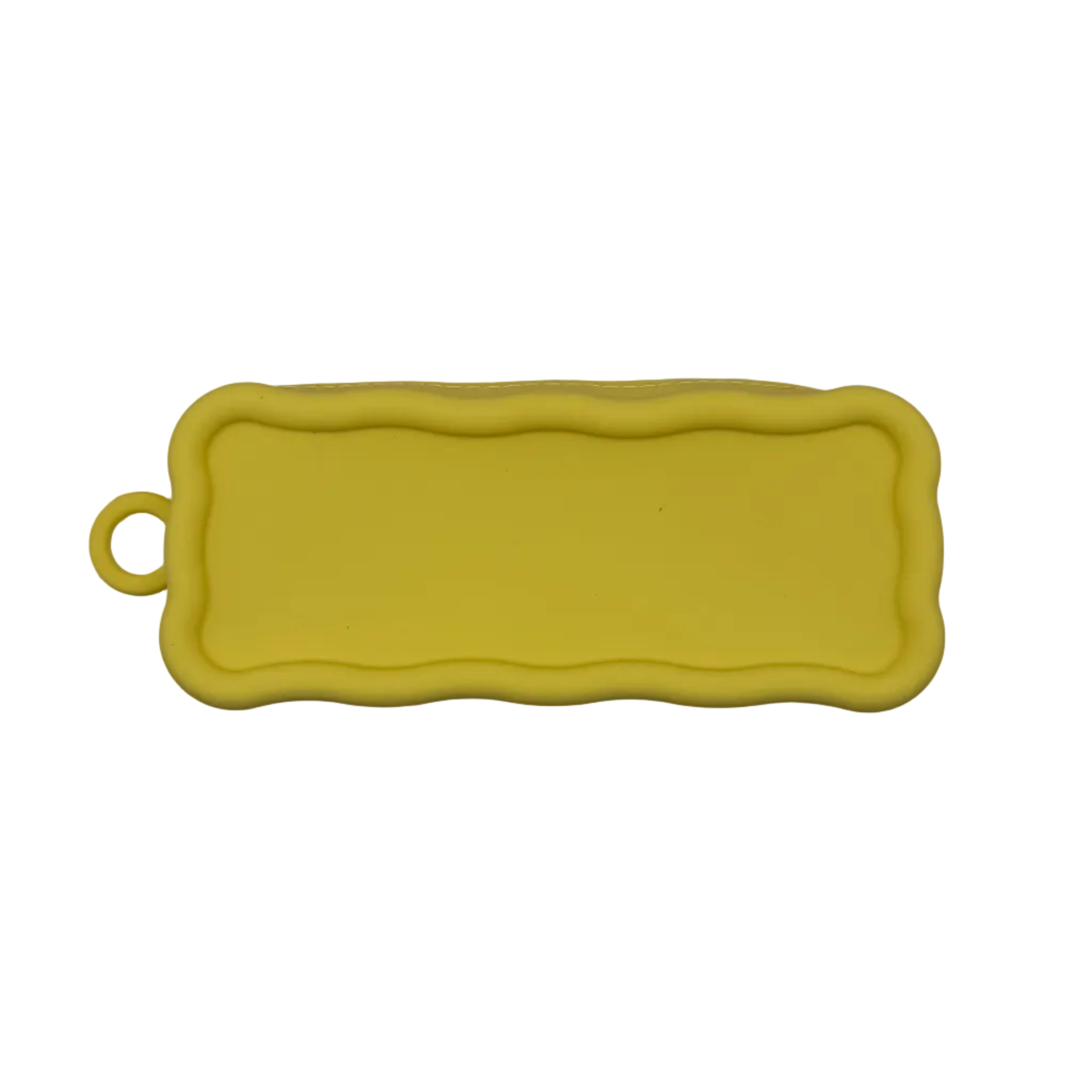 Yellow Acrylic Charm Pencil Case