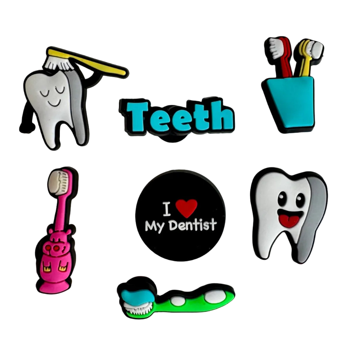 Dentist Bundle 7 Shoe Charms