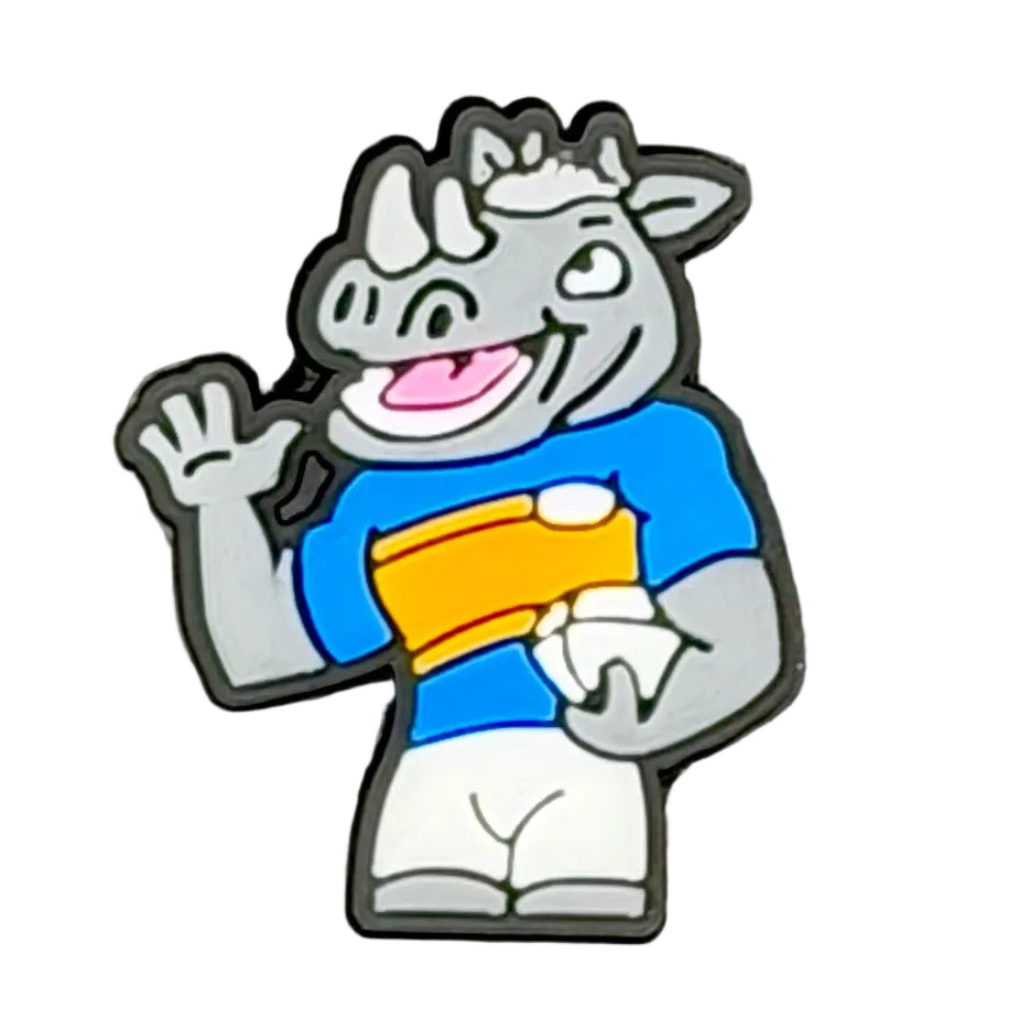 Leeds Rhinos Mascot Shoe Charm