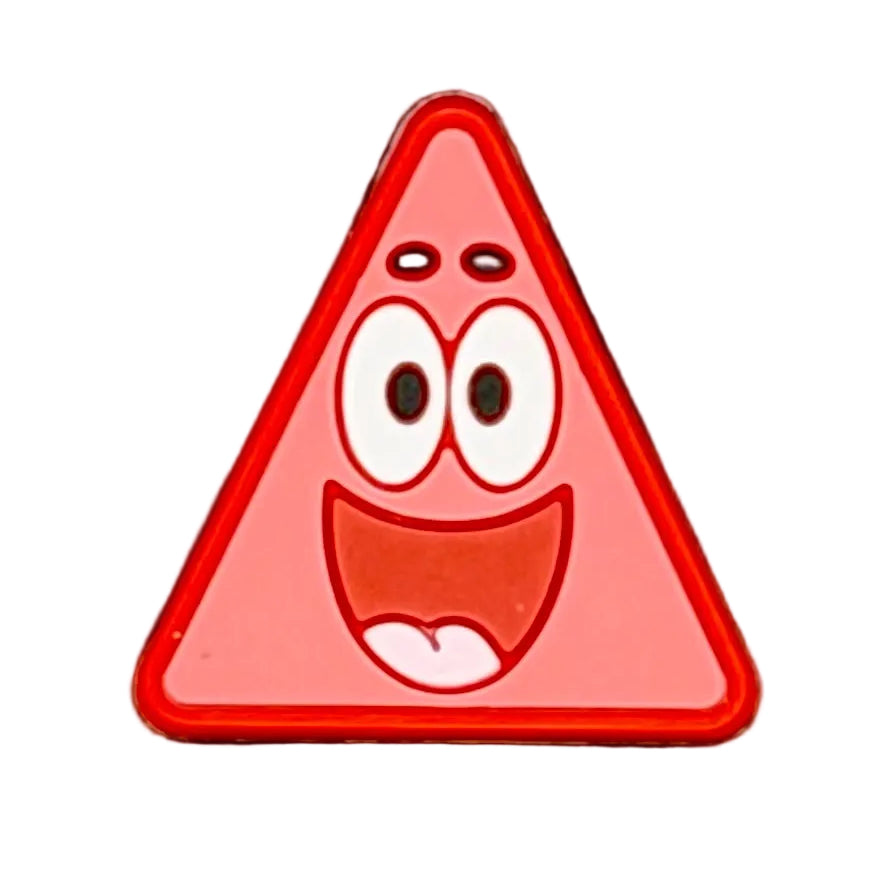 Patrick Star Triangle Shoe Charm
