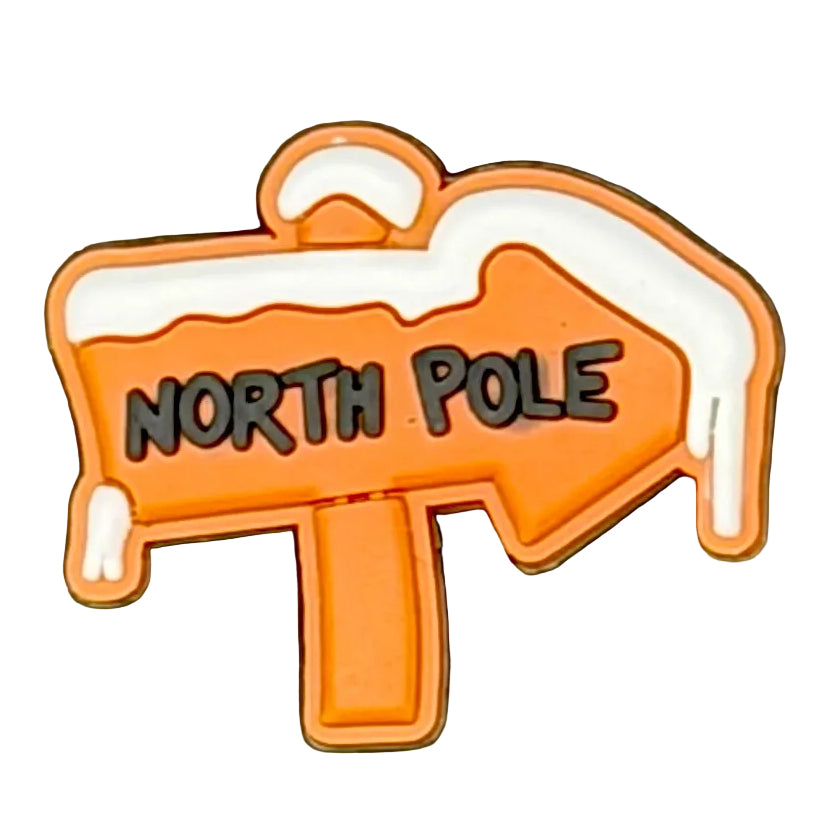 North Pole Shoe Charm