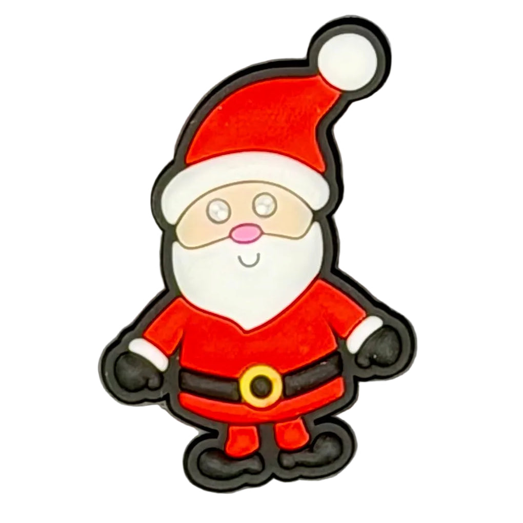 Santa Shoe Charm