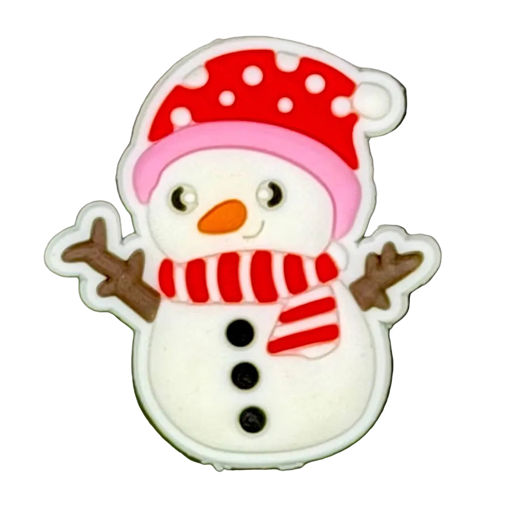 Christmas Snowman Shoe Charm