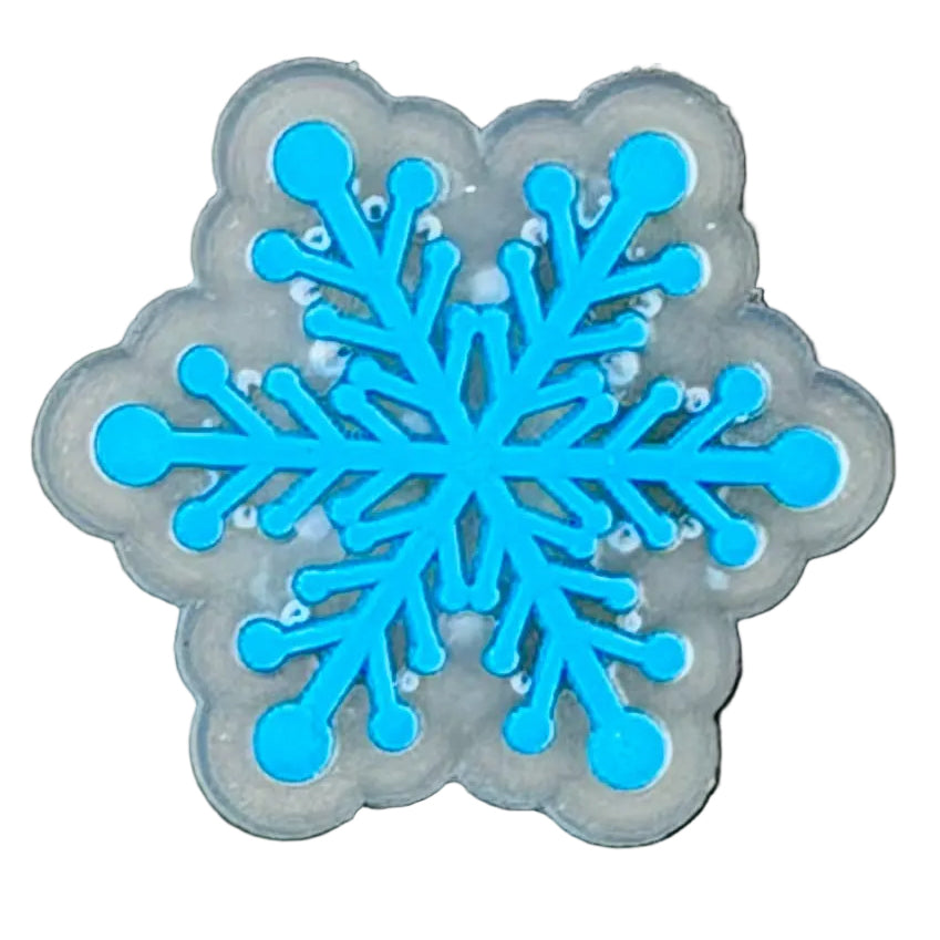 Christmas Snowflake Shoe Charm