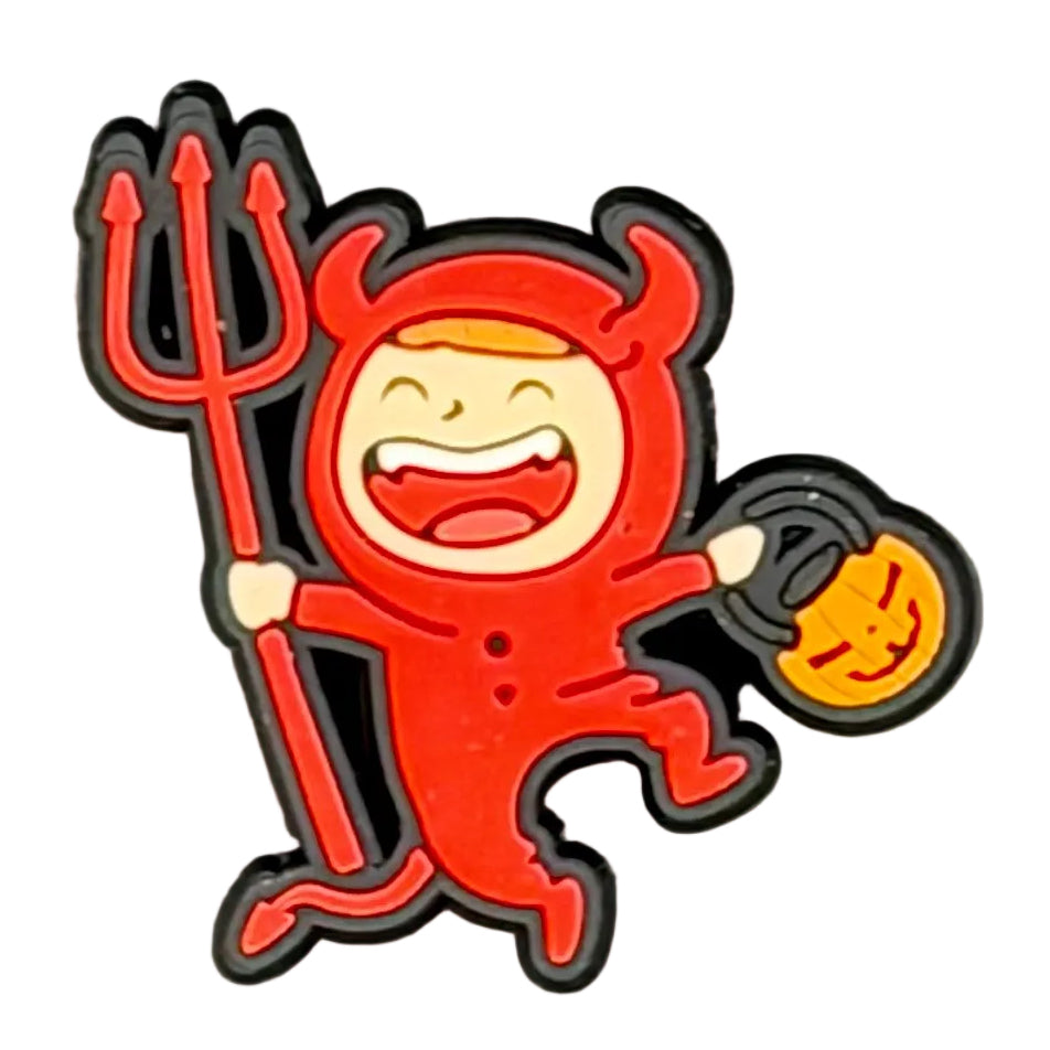 Halloween Devil Trick or Treat Shoe Charm