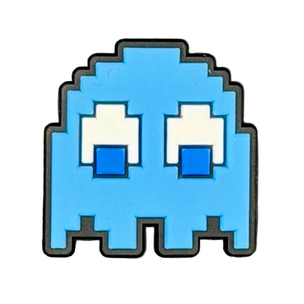 Pac-man Blue Ghost Shoe Charm