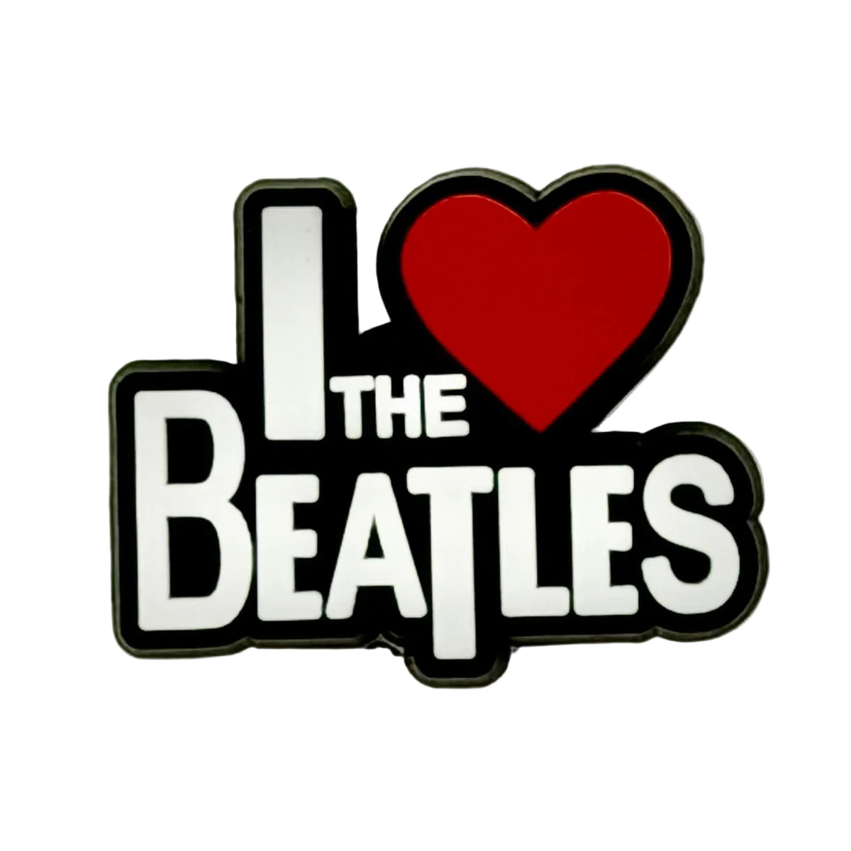 I Love The Beatles Shoe Charm