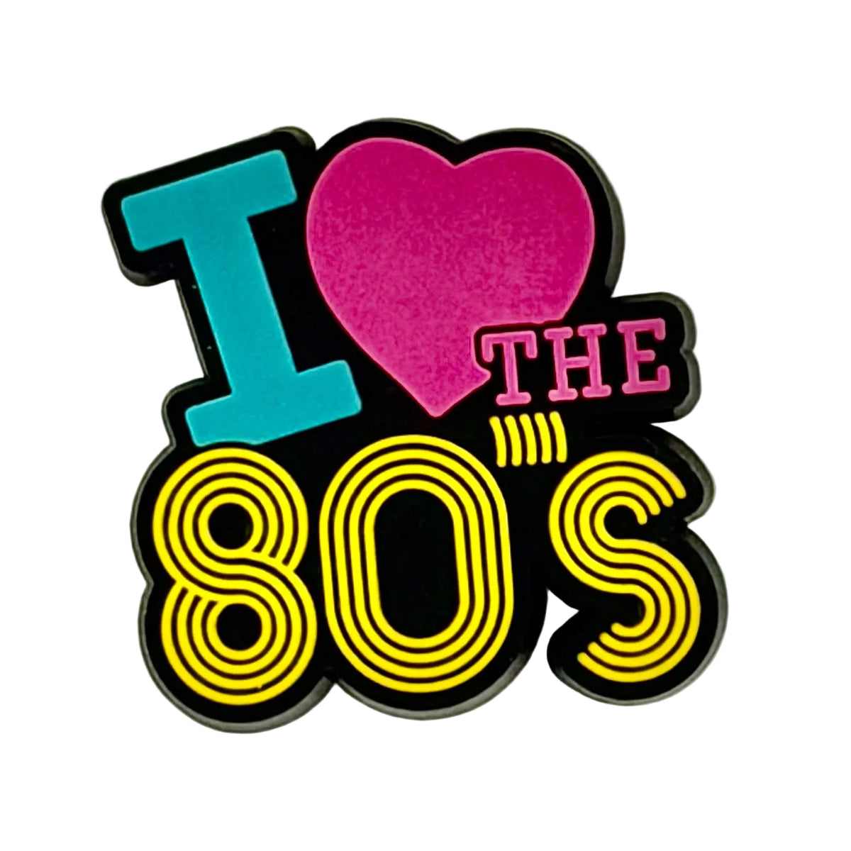I Love 80's Shoe Charms