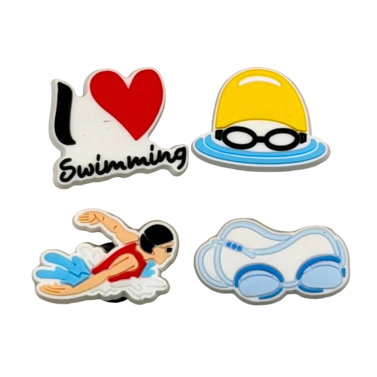 Swimming Bundle 4 Shoe Charms