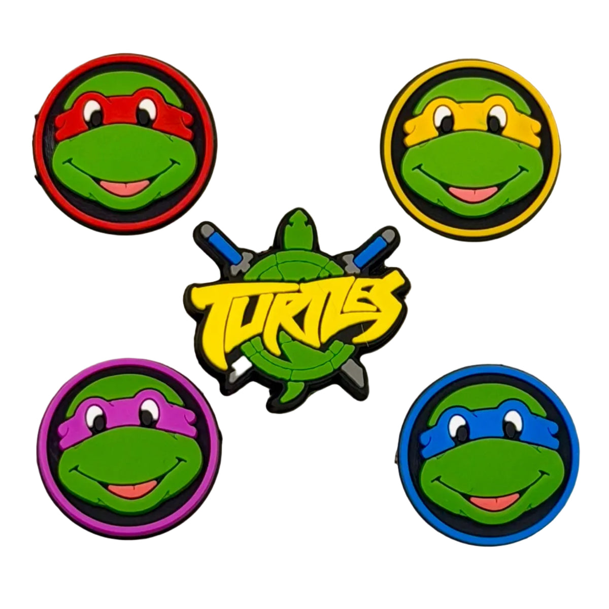 Turtles Bundle 5 Shoe Charms